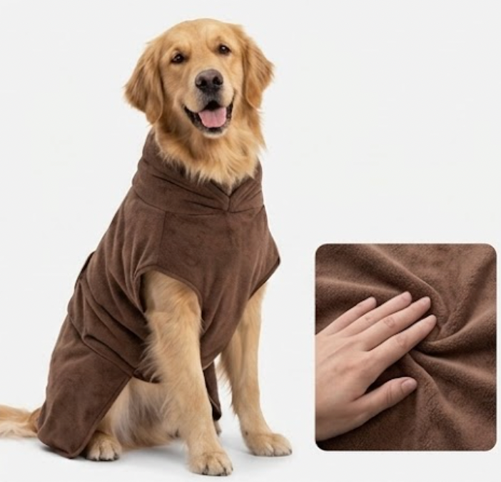Pet Bathrobe Fast Drying Towel